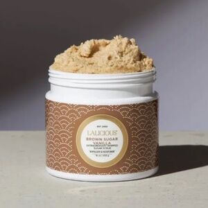 Lalicious Brown Sugar Vanilla Sugar Scrub 16 oz
